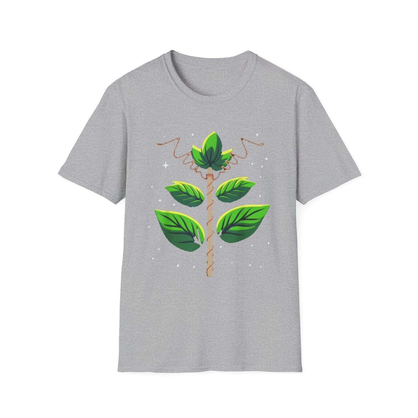 Electroculture Copper Seedling T-Shirt — Whimsical Plant Growth Graphic Tee