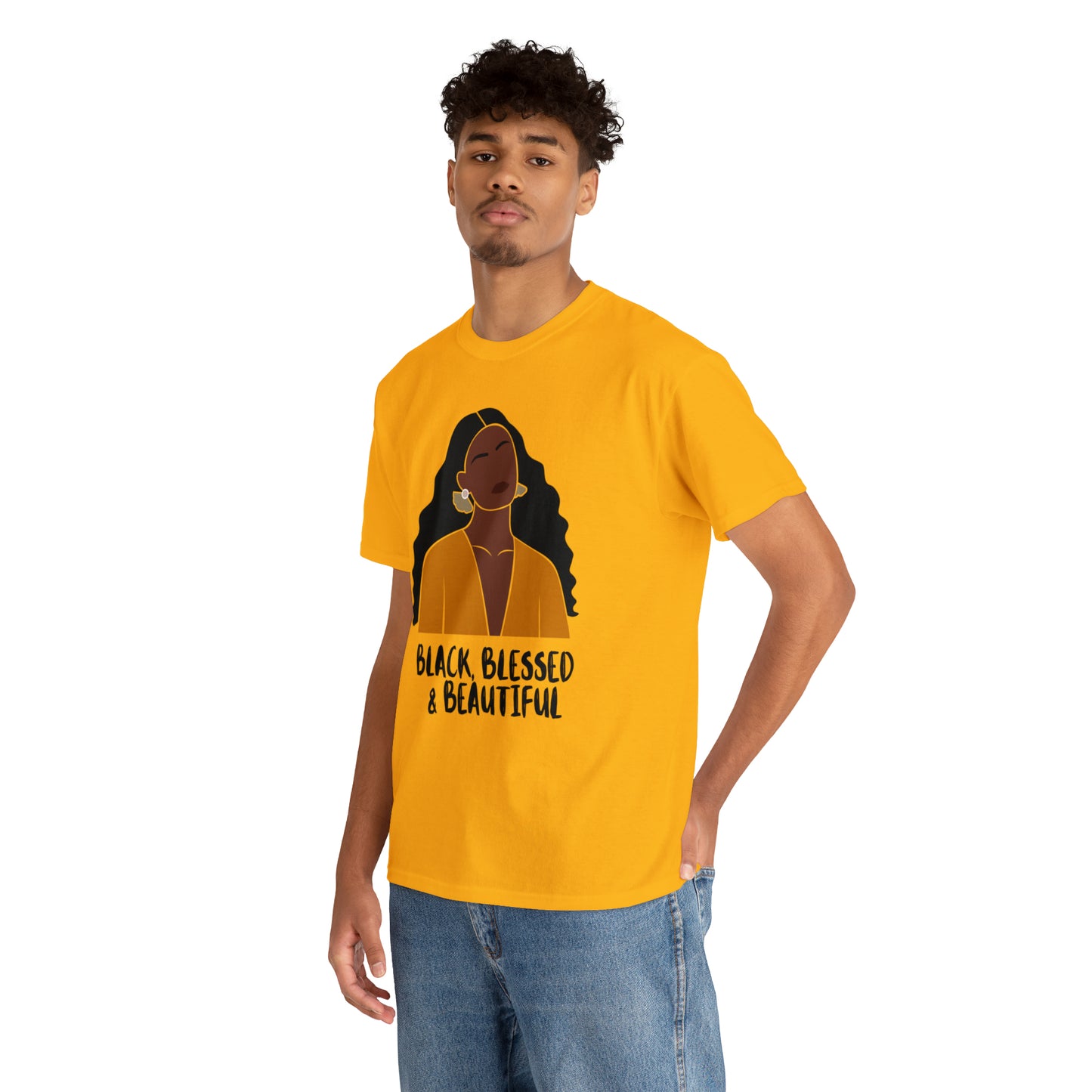 Black, Blessed & Beautiful Shirt | Empowered & Beautiful Cotton T-shirt