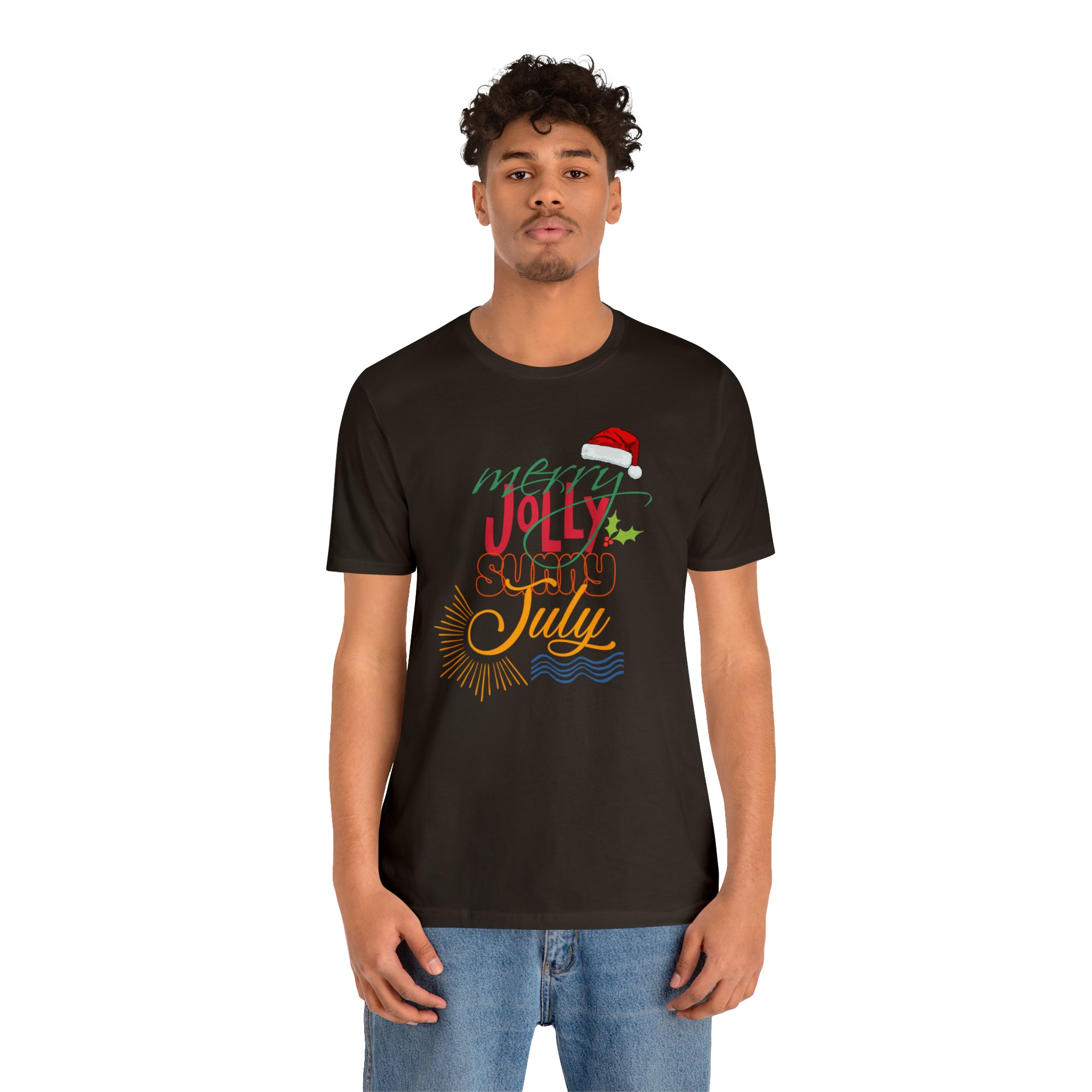 Merry Sunny July Shirt | Christmas in July Statement T-Shirt