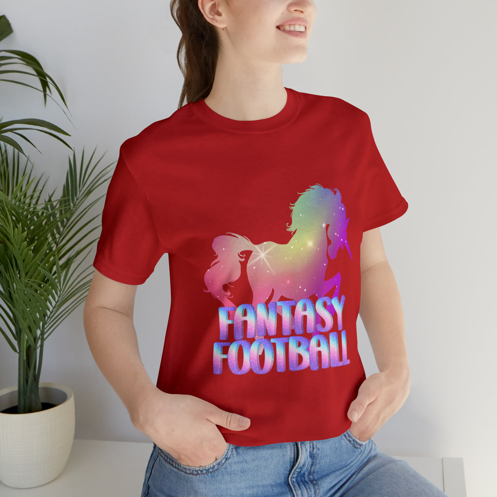 Fantasy Football Pink Shirt | Unicorn Fantasy Football Unisex T-Shirt