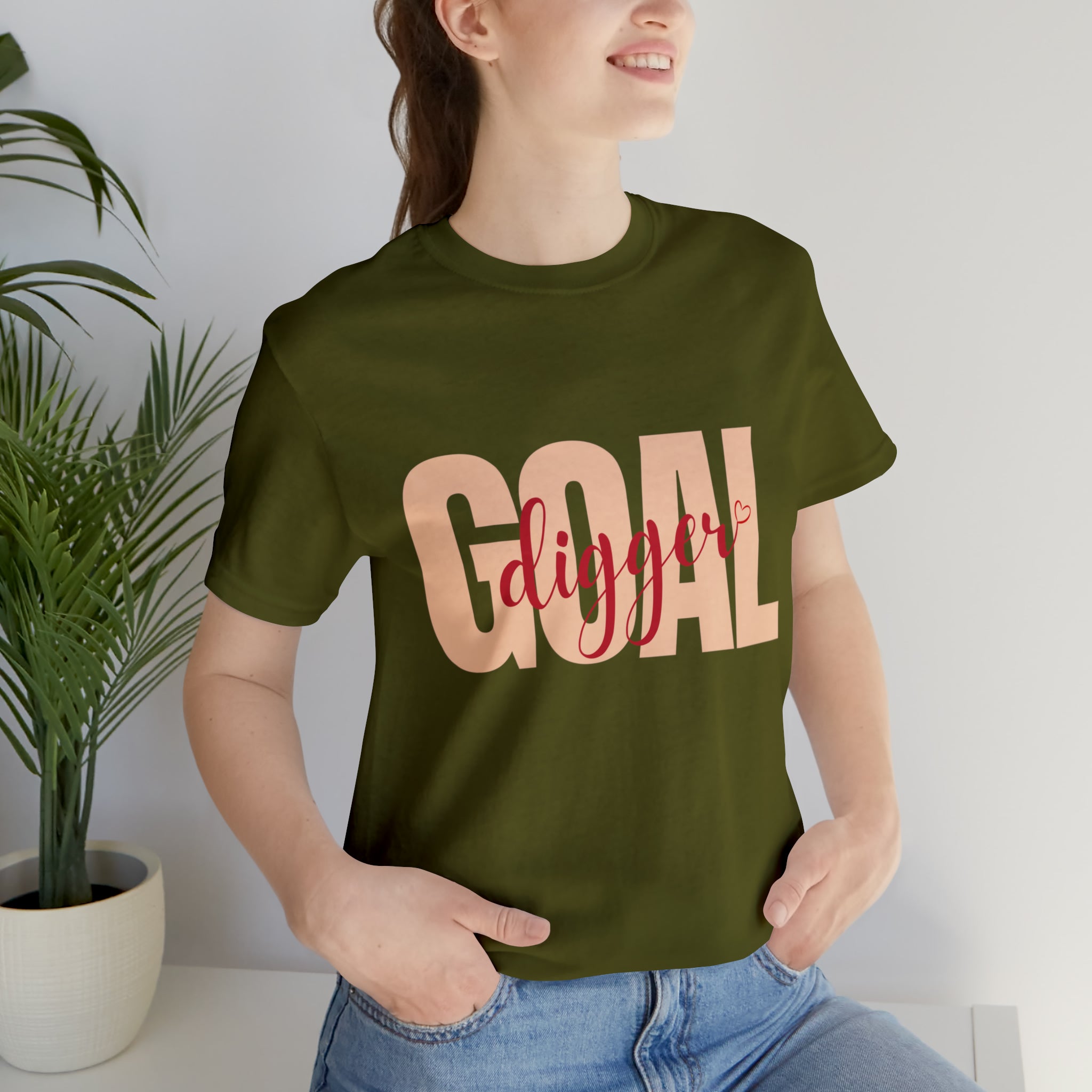 Goal Digger Shirt | Minimalist Statement Unisex T-Shirt