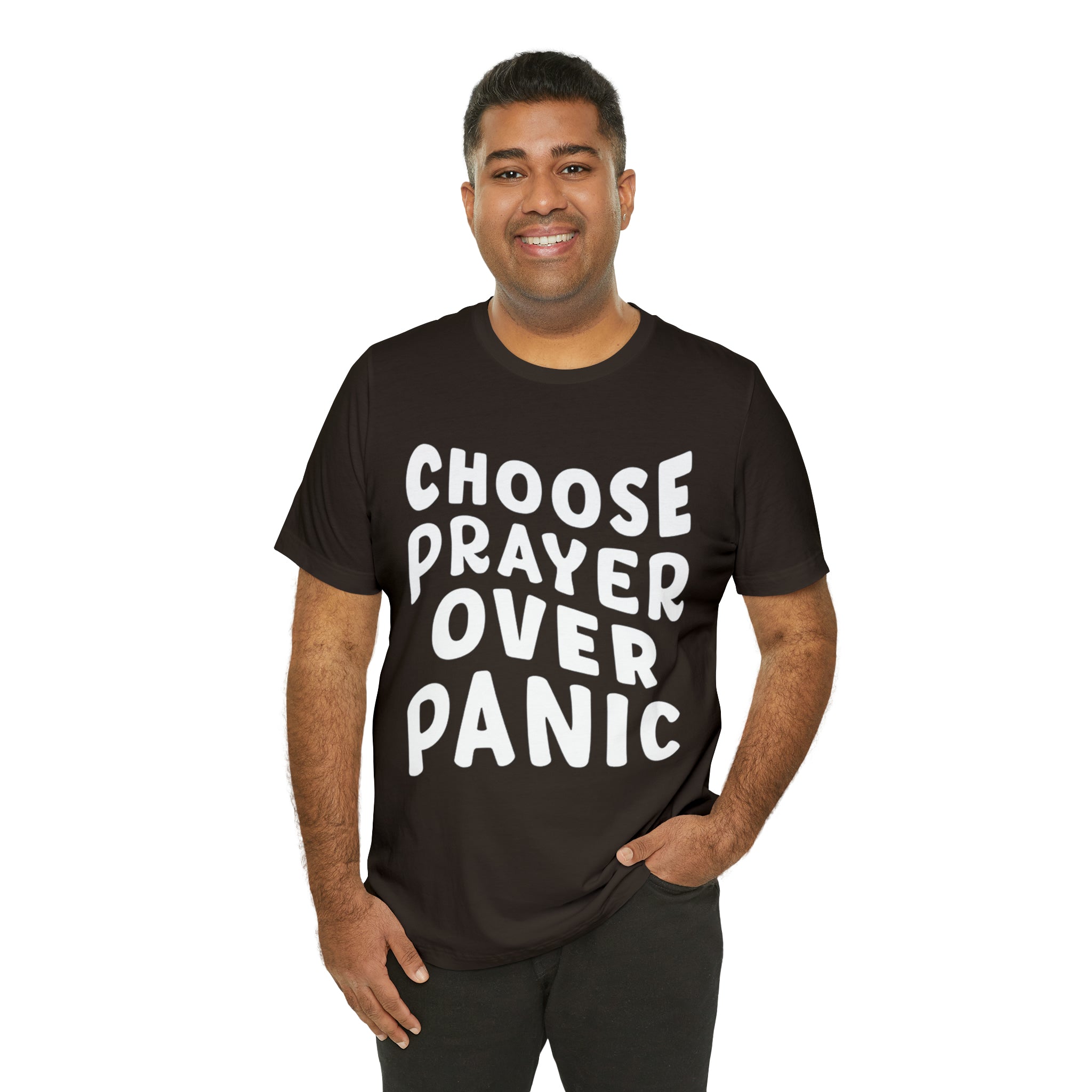 Prayer Over Panic Unisex Shirt | Religious Shirt for Prayers