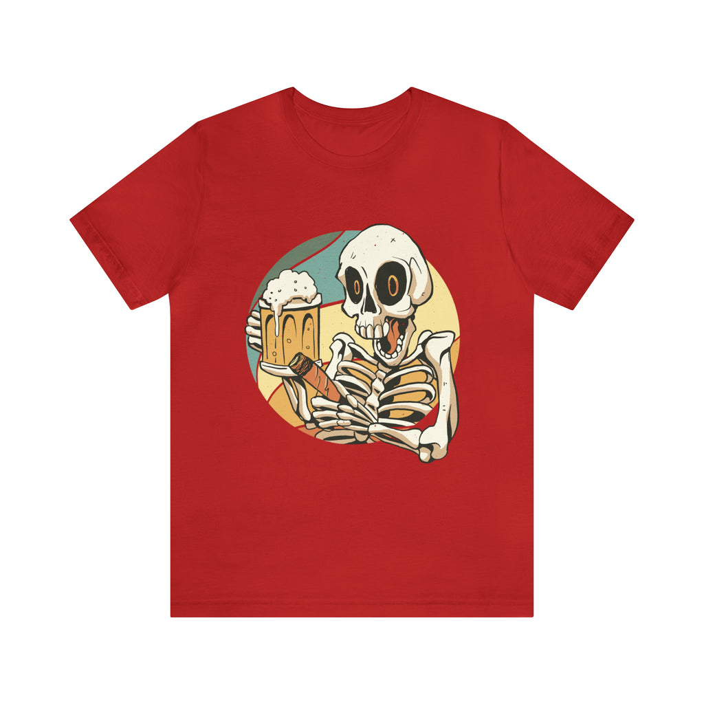 Skeleton Beer Shirt | Drink Beer Unisex T-Shirt