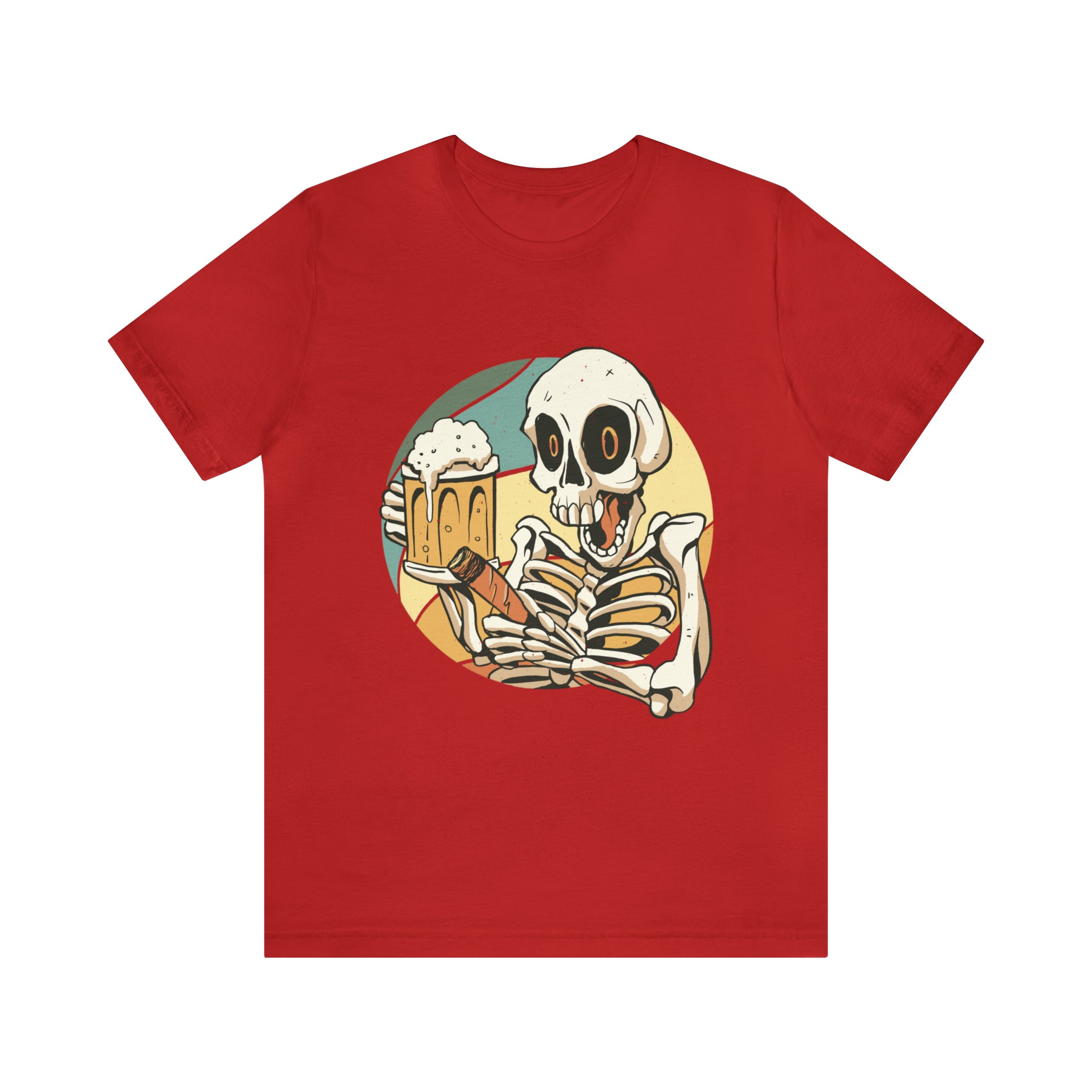 Skeleton Beer Shirt | Drink Beer Unisex T-Shirt
