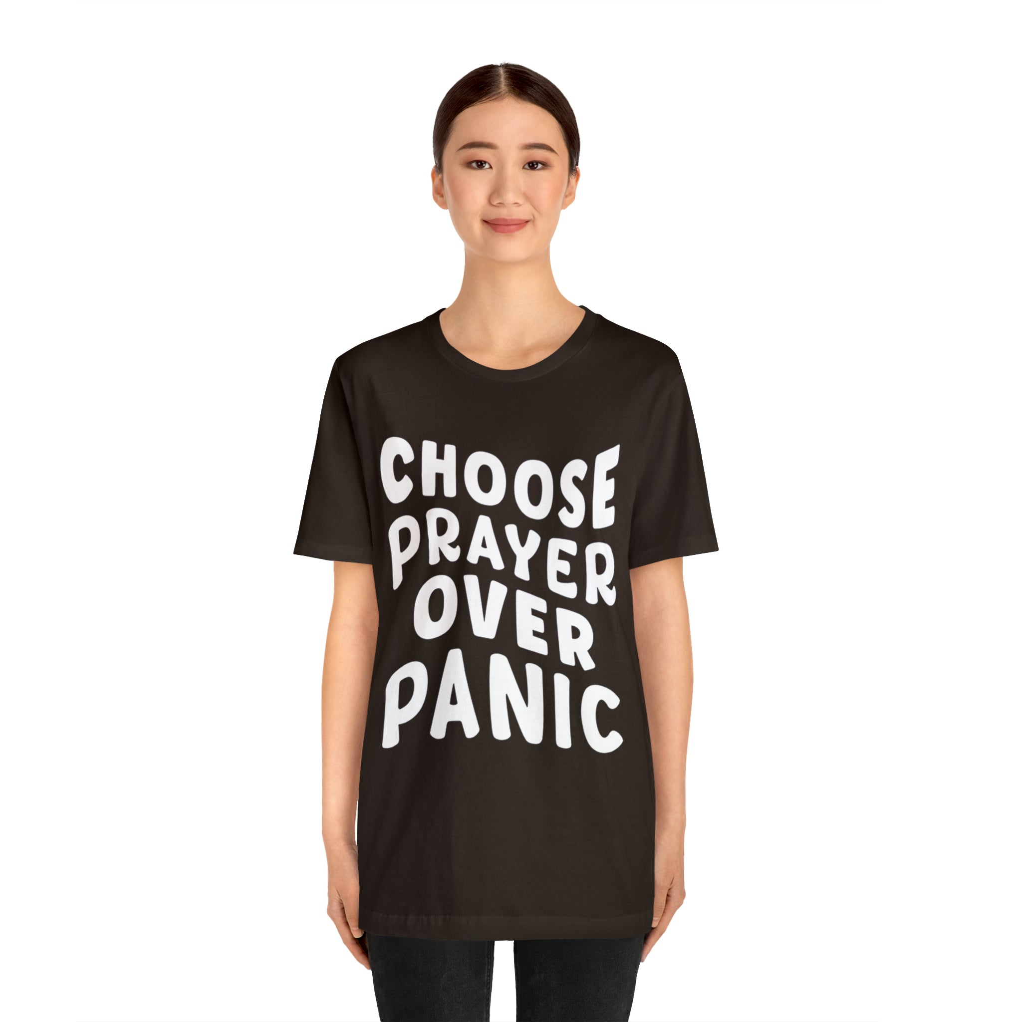 Prayer Over Panic Unisex Shirt | Religious Shirt for Prayers