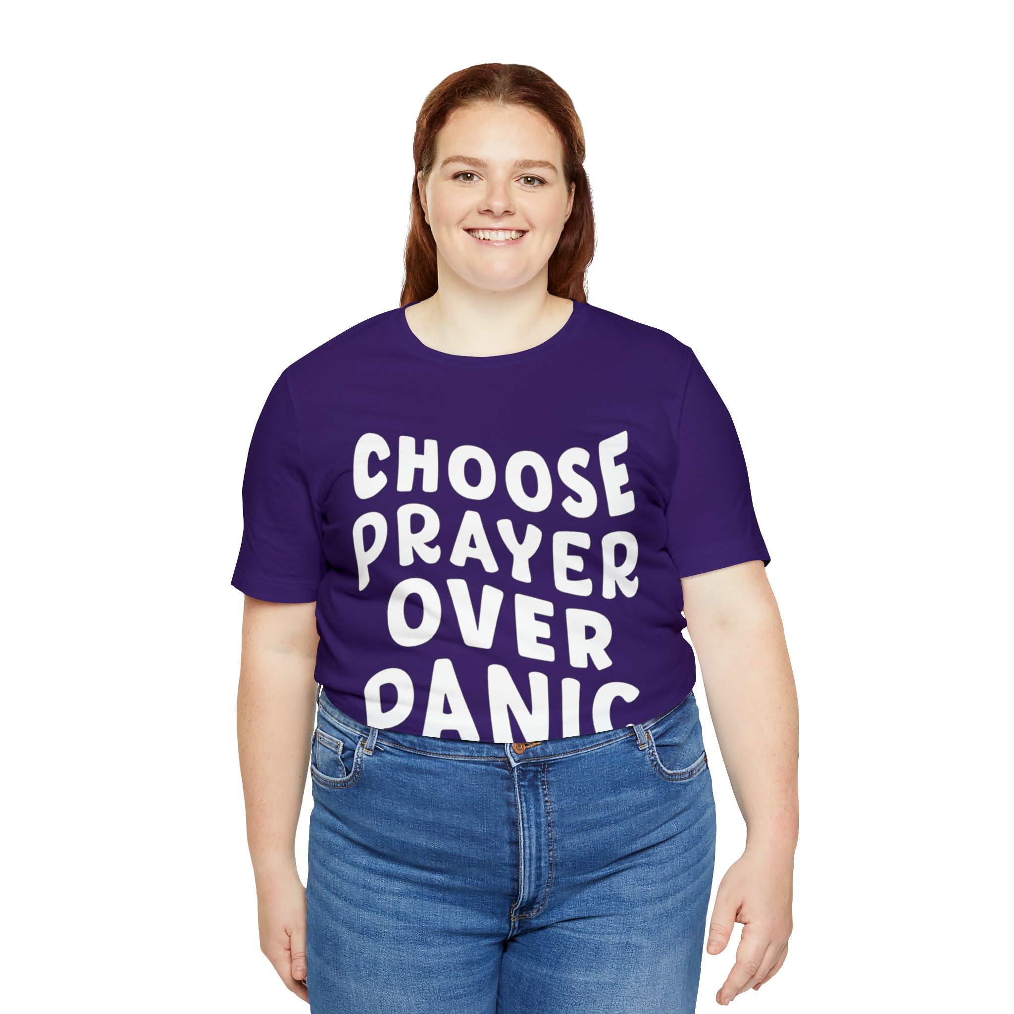 Prayer Over Panic Unisex Shirt | Religious Shirt for Prayers