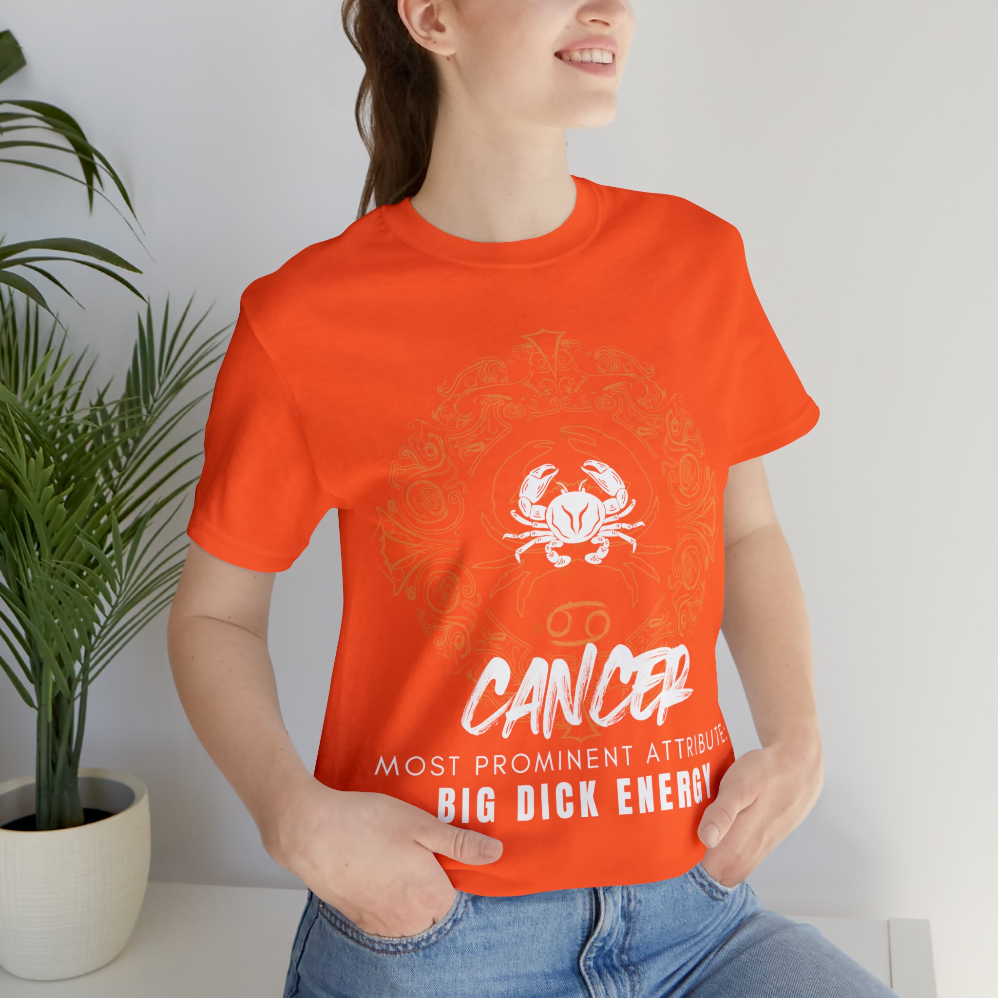 Cancer Zodiac Big Dick Energy Shirt | Zodiac Sign Statement T-Shirt