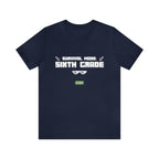 Sixth Grade Survival Mode Shirt | Minecraft School Unisex T-Shirt
