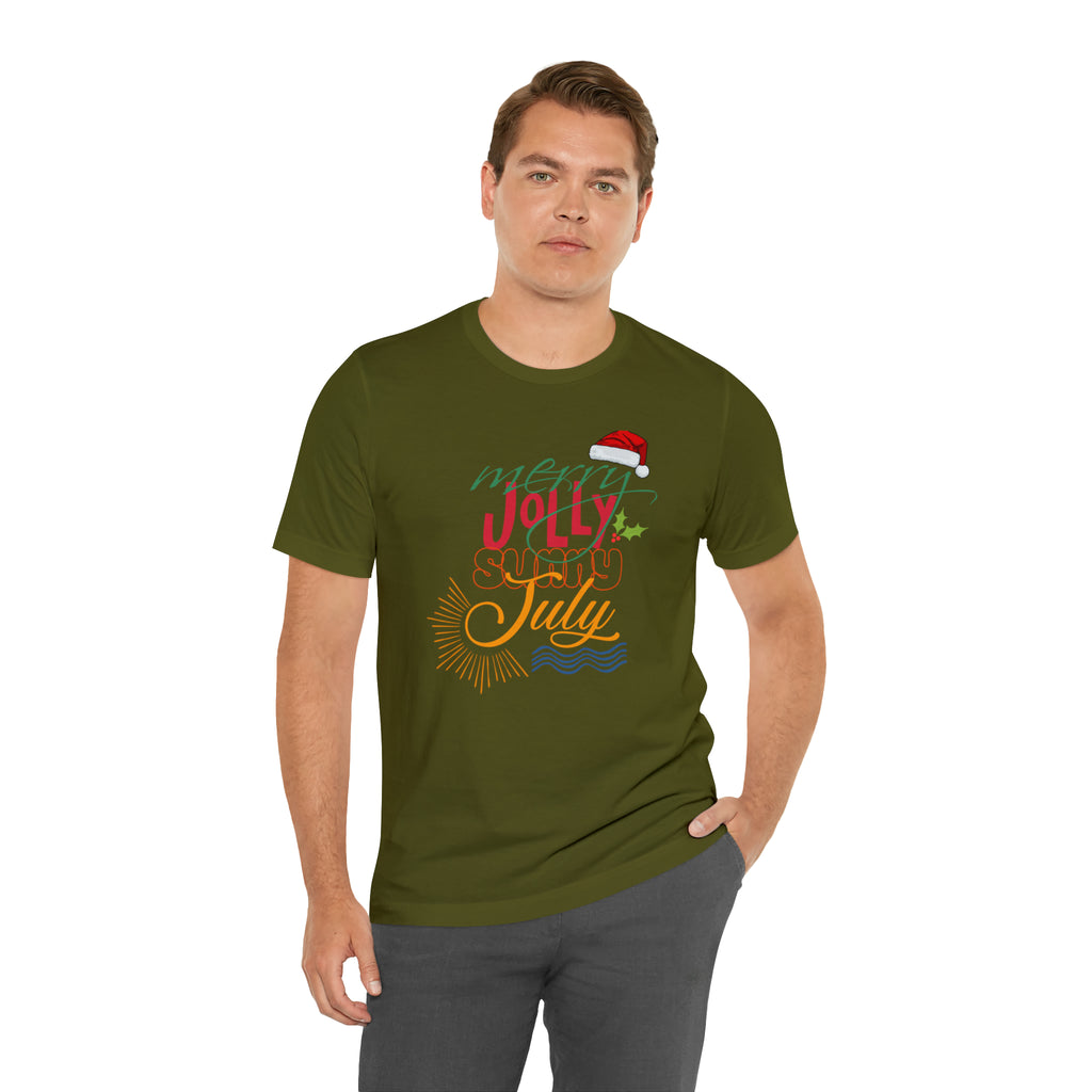 Merry Sunny July Shirt | Christmas in July Statement T-Shirt