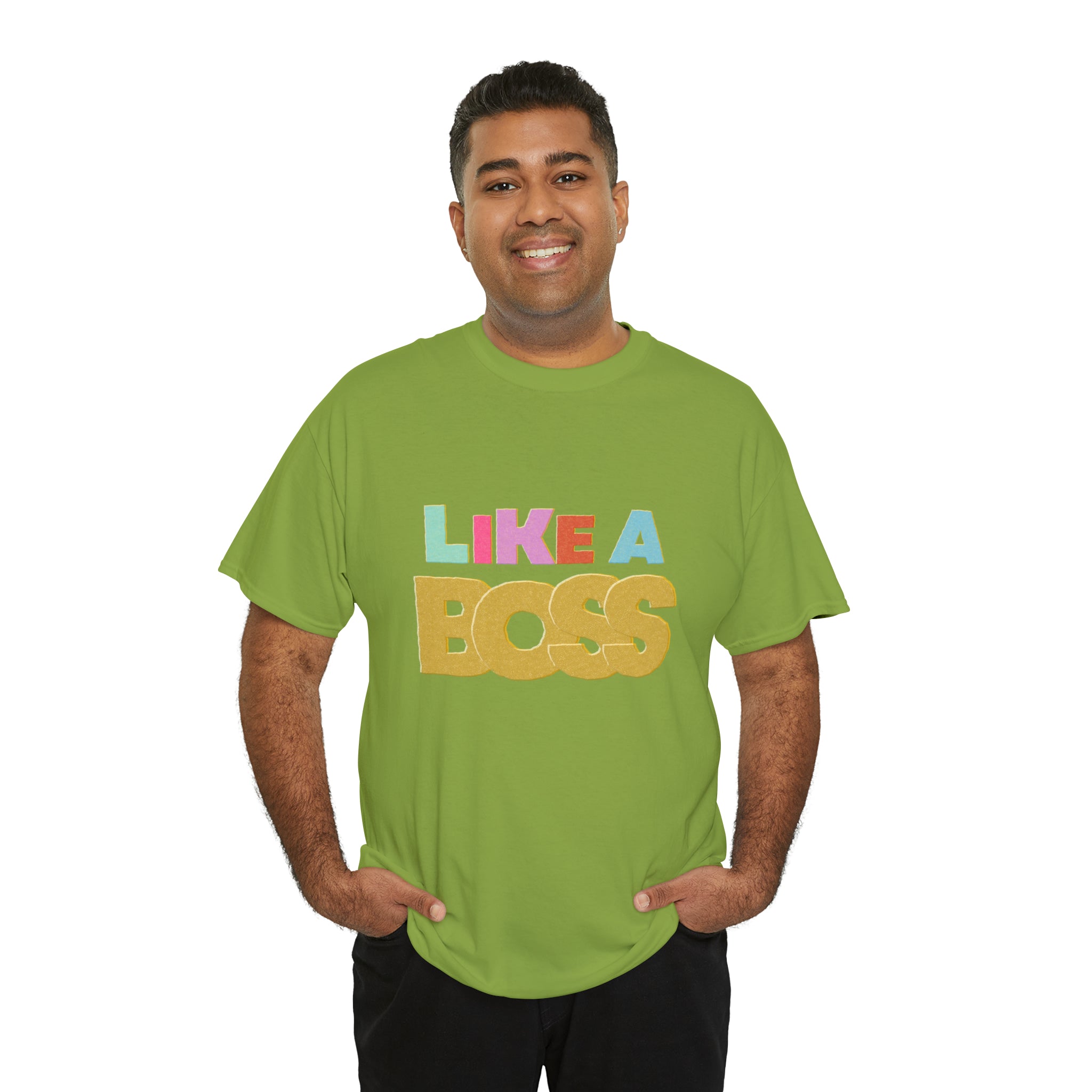 Like A Boss Shirt | Colorful Boss Vibes Statement Tee