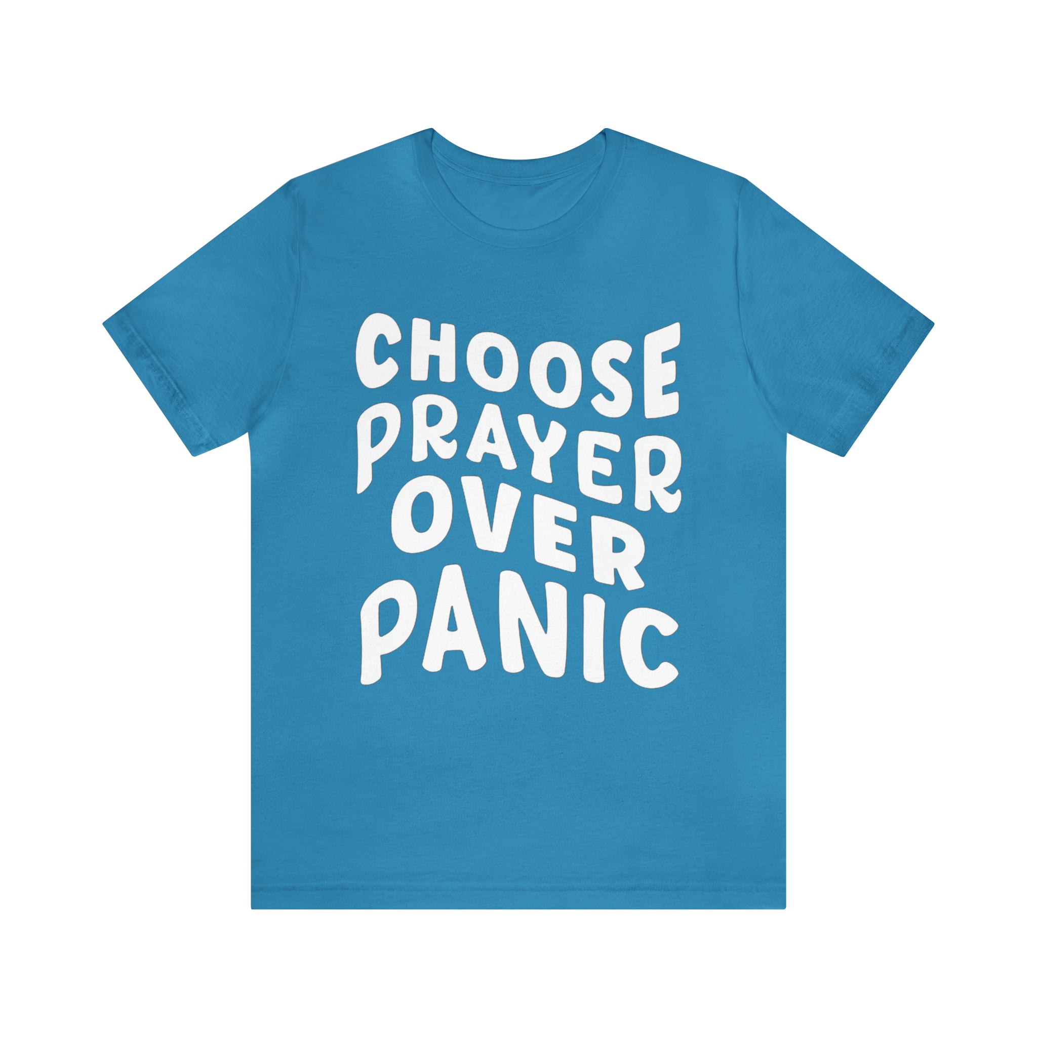 Prayer Over Panic Unisex Shirt | Religious Shirt for Prayers