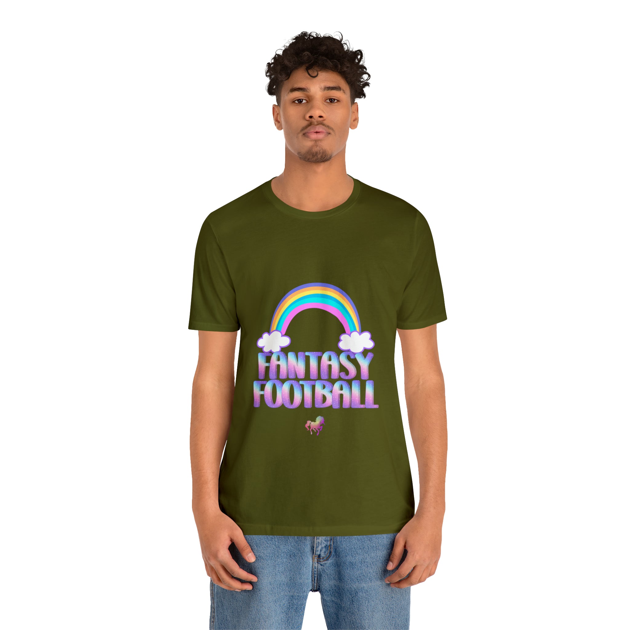 Cute Fantasy Football Shirt | Pink Cute Fantasy Football Unisex T-Shirt