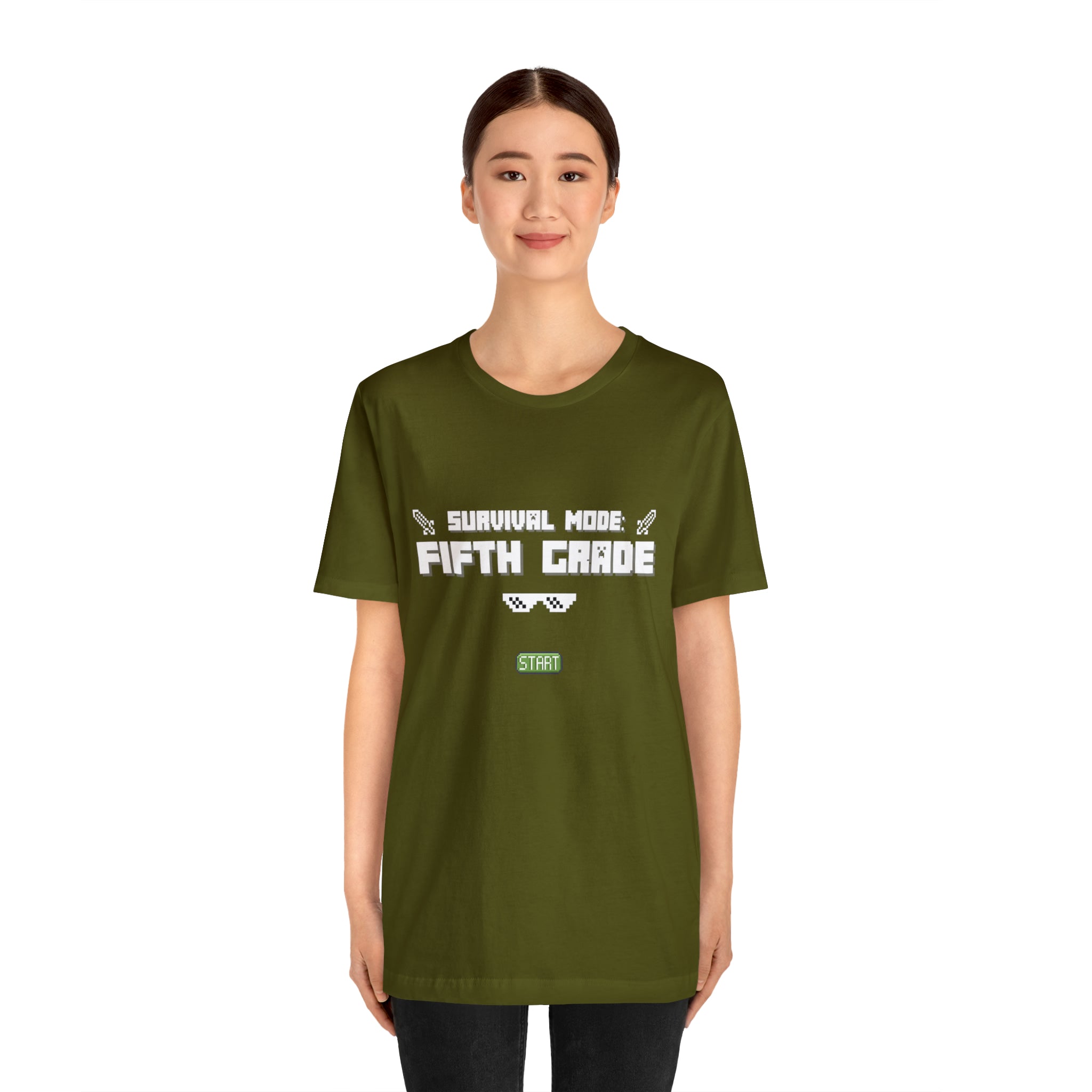 Fifth Grade Survival Mode | Minecraft School Unisex T-Shirt