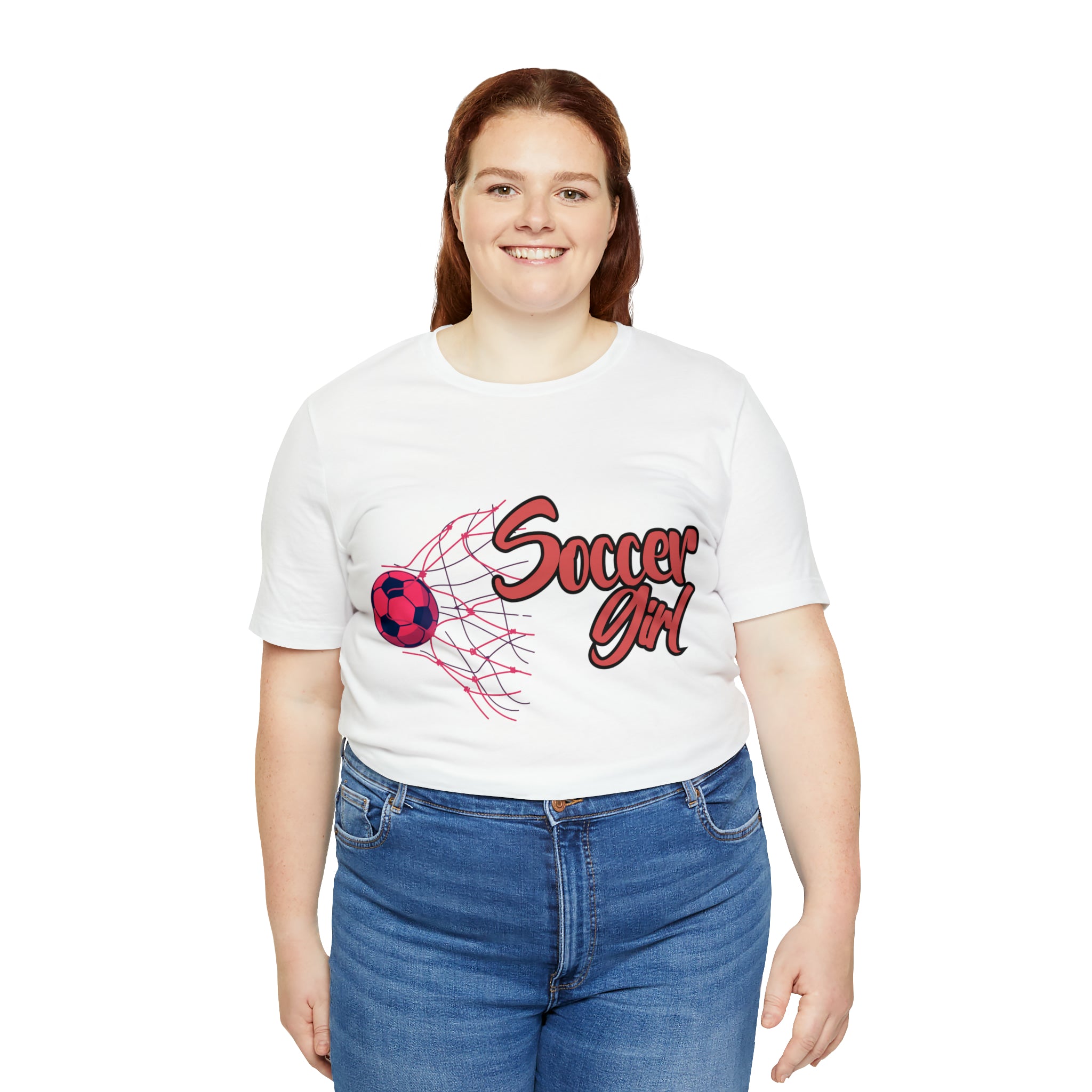 I Play Soccer Like a Girl Pink Shirt | Soccer Girl Try To Keep Up T-Shirt