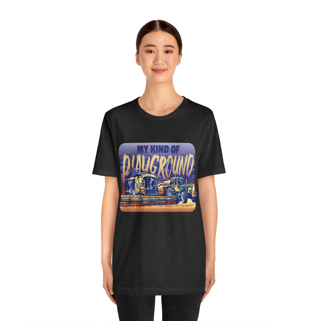 Tractor Farmer Playground Shirt | Tractor Enthusiast Unisex T-Shirt