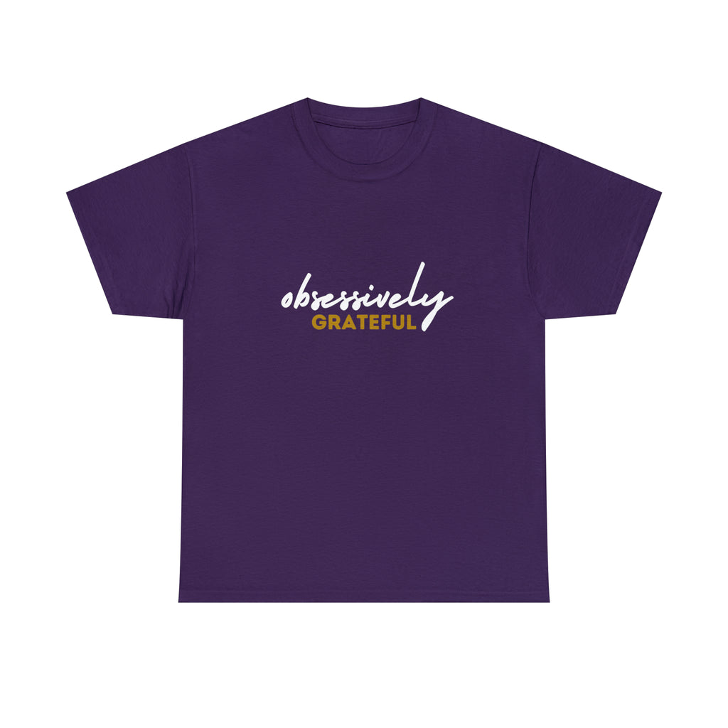 Obsessively Grateful Shirt | Minimalist Unisex T-Shirt