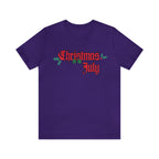 Christmas is in July Shirt | Christmas in July Statement T-Shirt