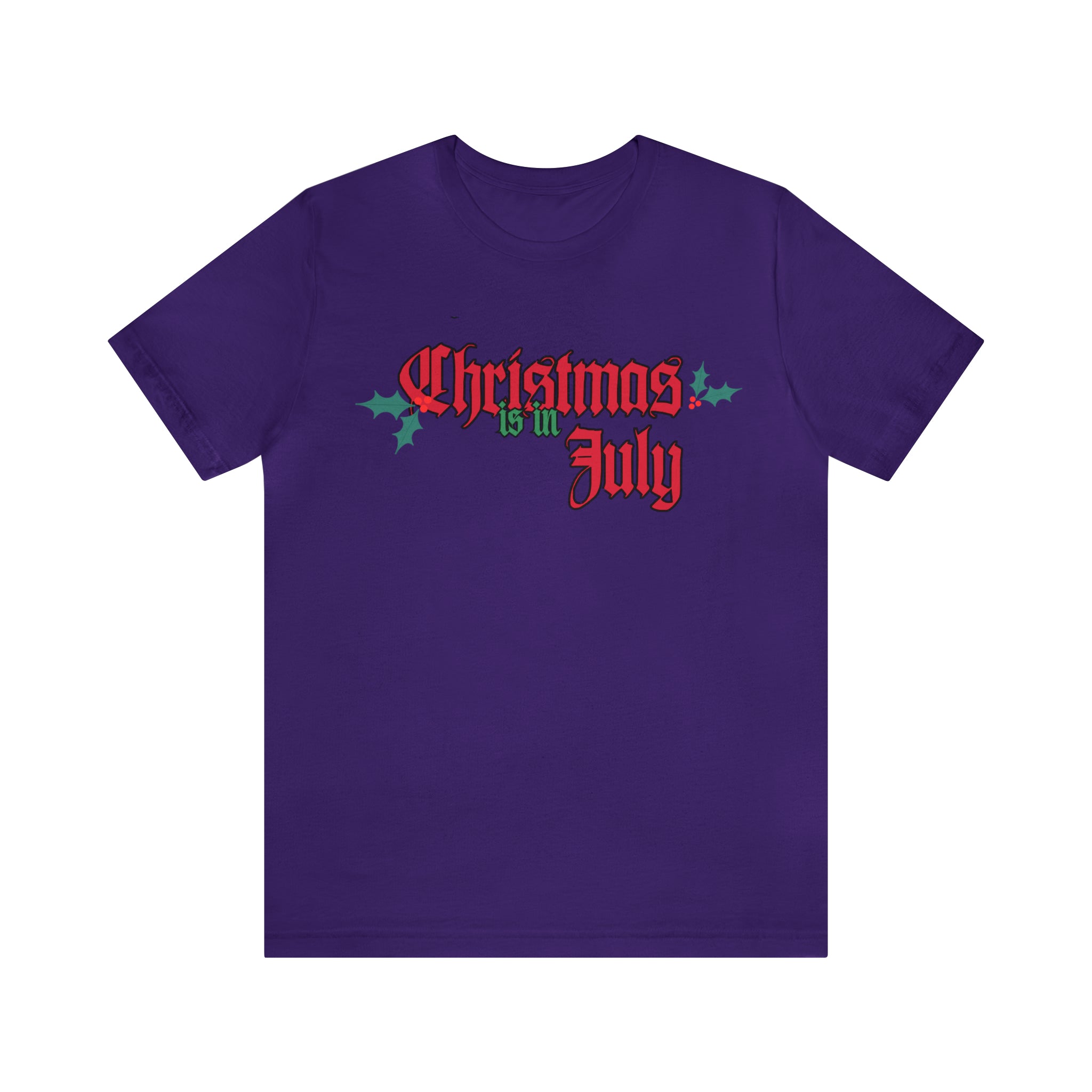 Christmas is in July Shirt | Christmas in July Statement T-Shirt