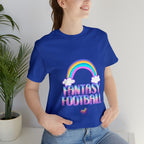 Cute Fantasy Football Shirt | Pink Cute Fantasy Football Unisex T-Shirt