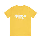 Mermaid in USA July 4th Shirt | July 4th Independence Statement T-Shirt