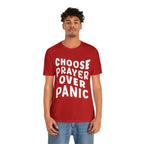 Prayer Over Panic Unisex Shirt | Religious Shirt for Prayers