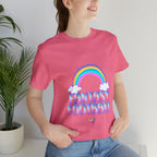 Cute Fantasy Football Shirt | Pink Cute Fantasy Football Unisex T-Shirt