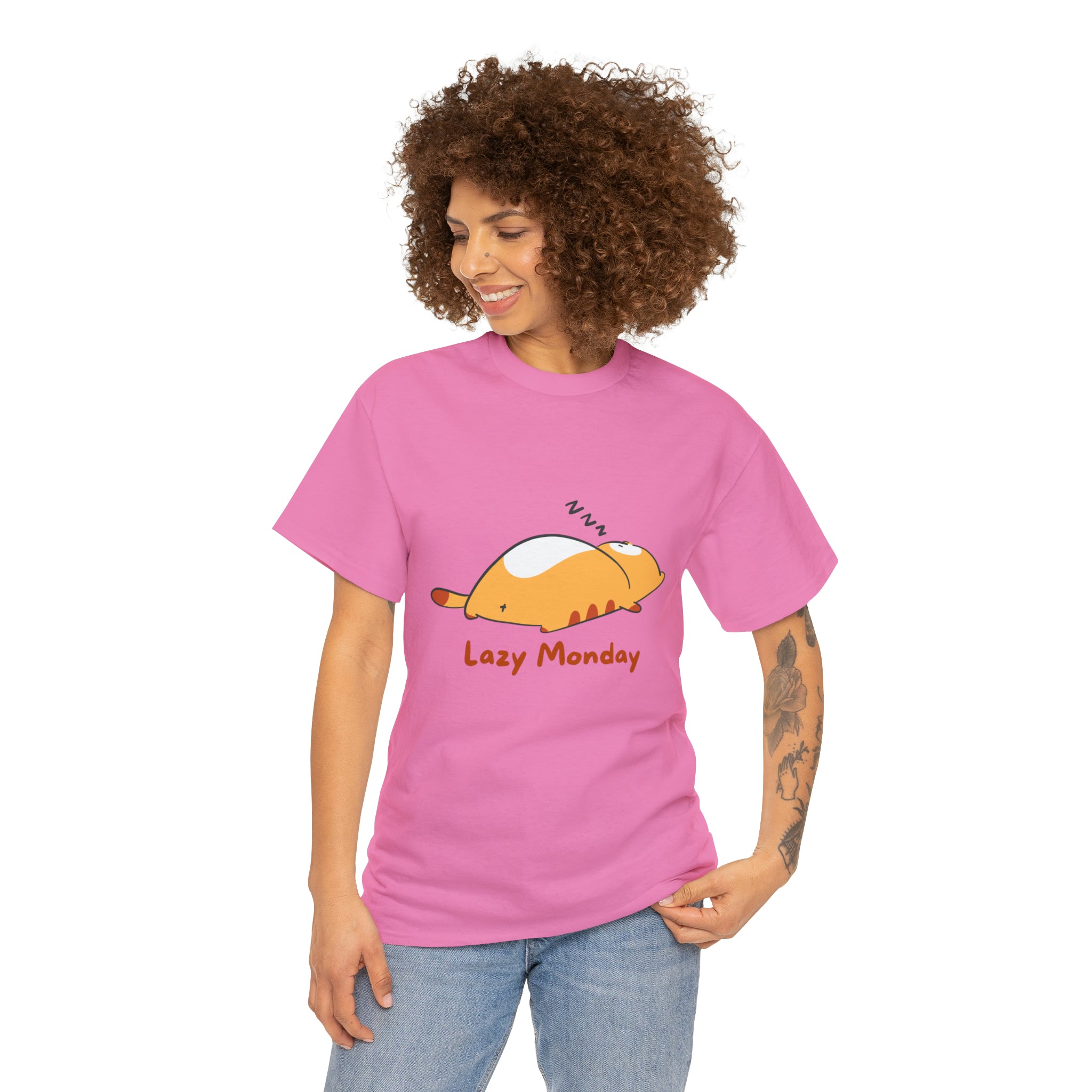 Lazy Monday Shirt | Cat Lover T-Shirt