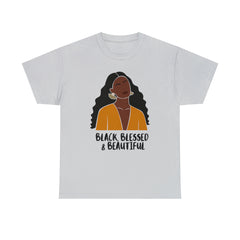 Black, Blessed & Beautiful Shirt | Empowered & Beautiful Cotton T-shirt