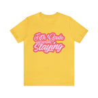 Slaying in Fifth Grade Shirt | Pink School Unisex T-Shirt