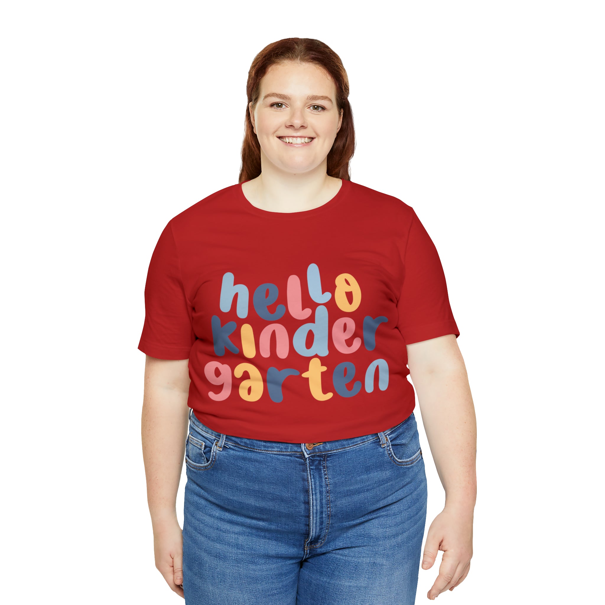 Hello Kindergarten School Shirt | First day of School Unisex T-Shirt