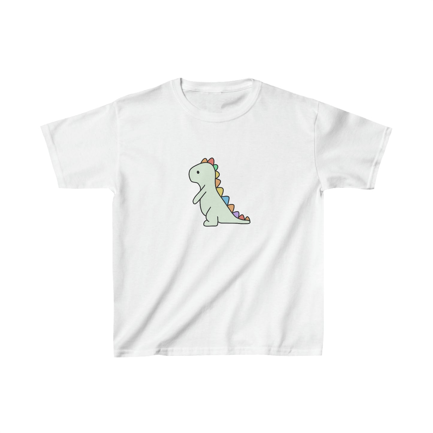 Baby Dinosaur in School | First Grade Kids Heavy Cotton™ Tee