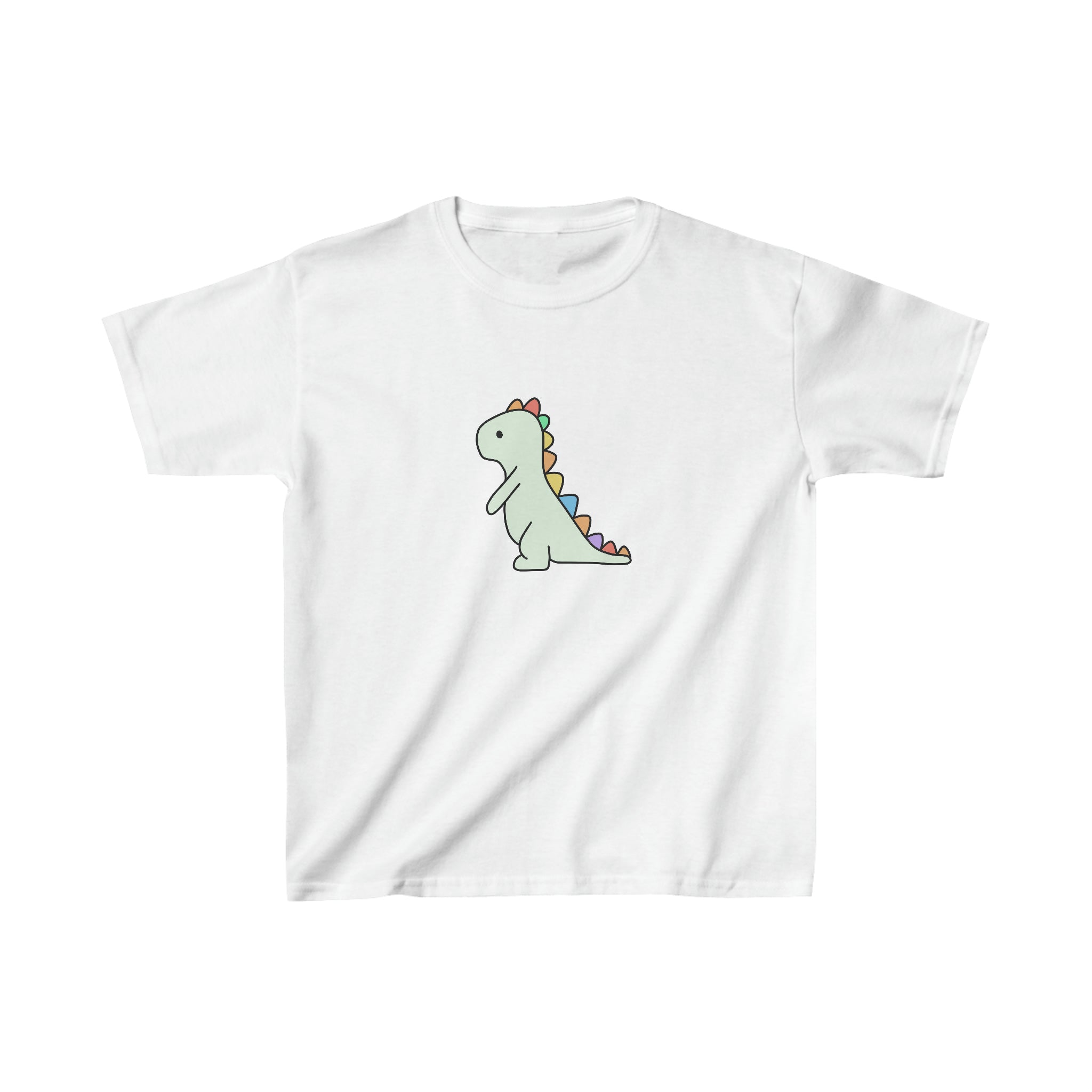 Baby Dinosaur in School | First Grade Kids Heavy Cotton™ Tee