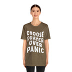 Prayer Over Panic Unisex Shirt | Religious Shirt for Prayers
