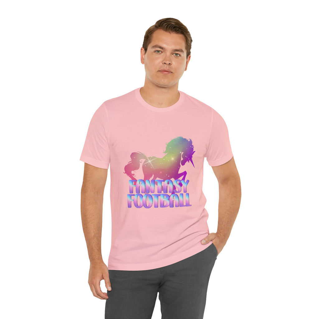 Fantasy Football Pink Shirt | Unicorn Fantasy Football Unisex T-Shirt