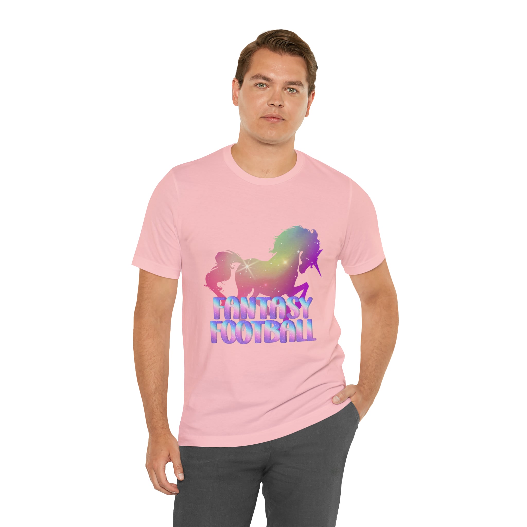 Fantasy Football Pink Shirt | Unicorn Fantasy Football Unisex T-Shirt