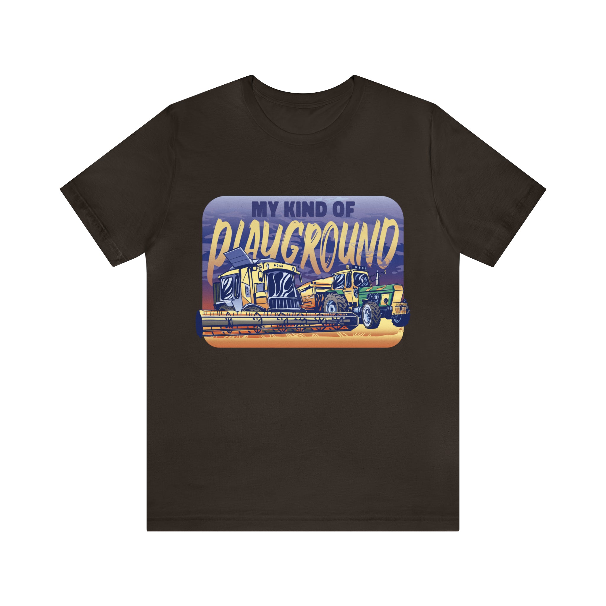 Tractor Farmer Playground Shirt | Tractor Enthusiast Unisex T-Shirt