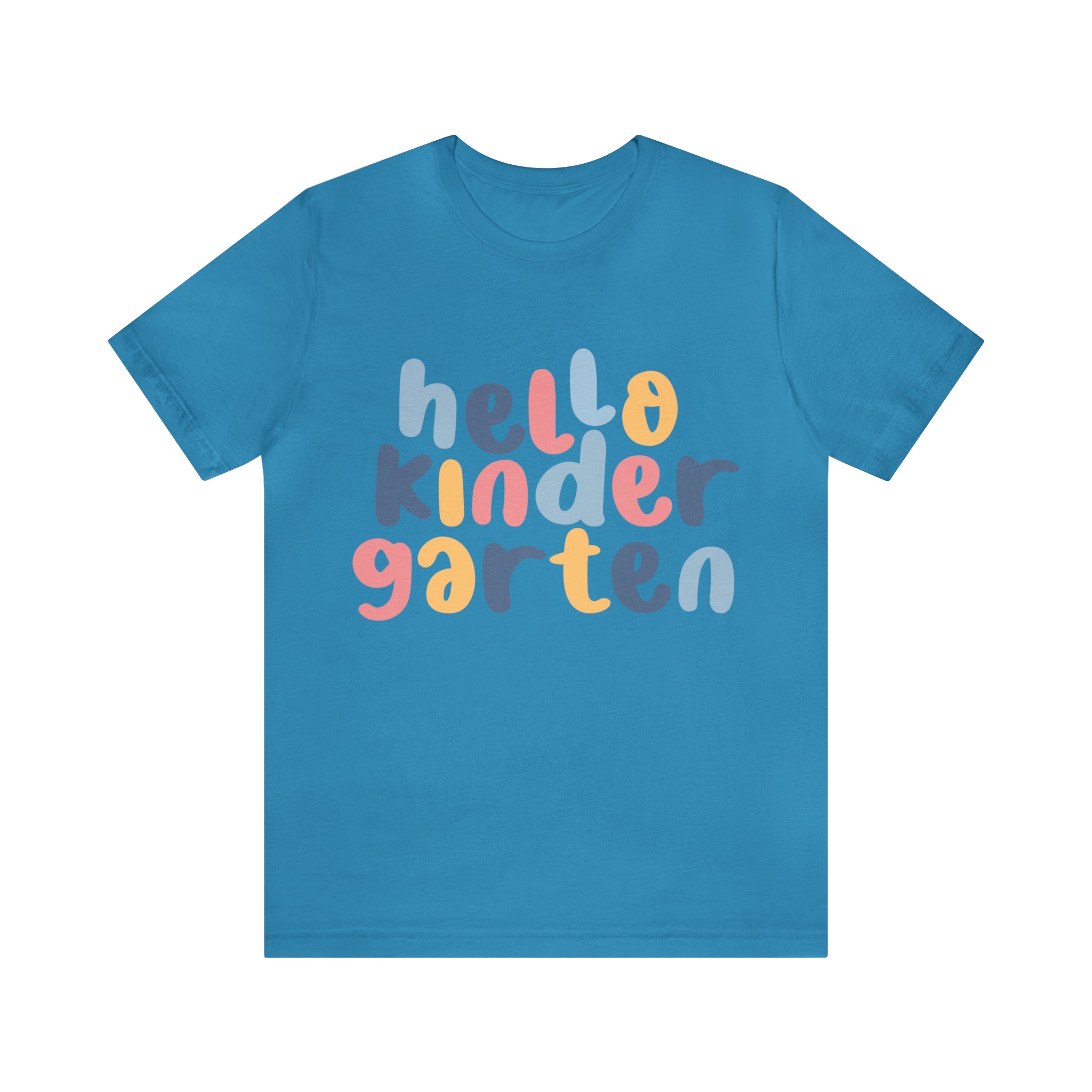 Hello Kindergarten School Shirt | First day of School Unisex T-Shirt