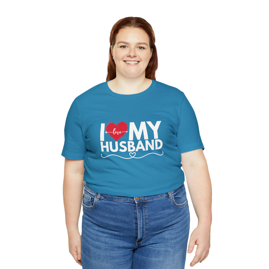I Love My Husband Shirt | Couple Love T-Shirt, Pair Husband Wife Matching Shirt