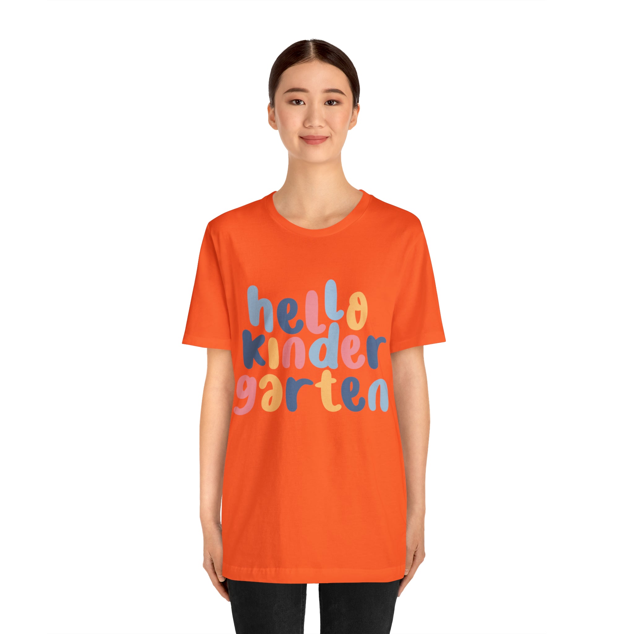 Hello Kindergarten School Shirt | First day of School Unisex T-Shirt