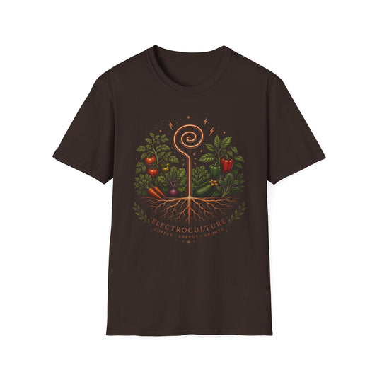Garden Magic T‑Shirt — Whimsical Spiral Plant Design (Grow Through Anything)