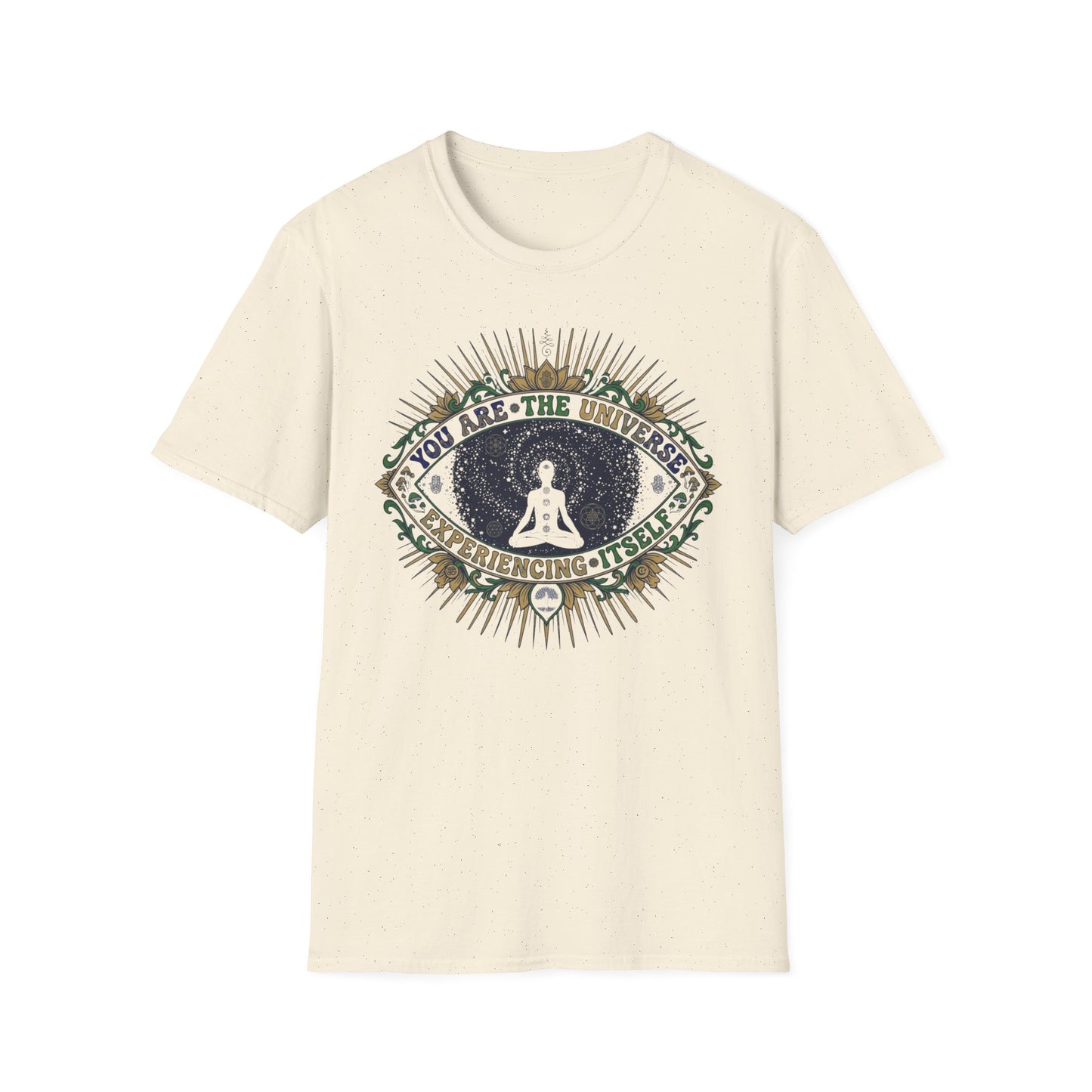 Meditation Tee — "You Are the Universe" Spiritual Graphic T-Shirt