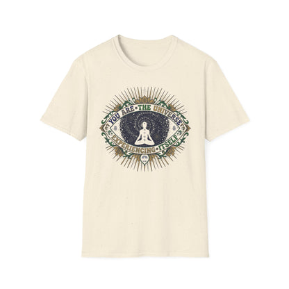 Meditation Tee — "You Are the Universe" Spiritual Graphic T-Shirt