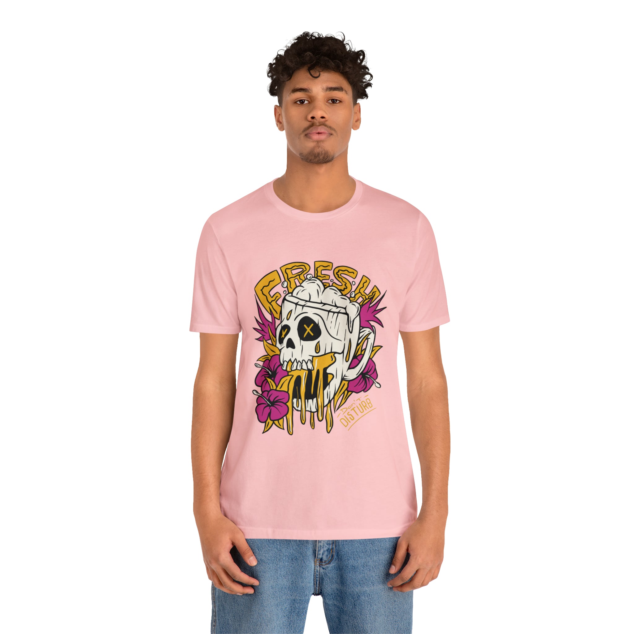 Fresh Beer Skull Shirt | Drink Beer Unisex T-Shirt