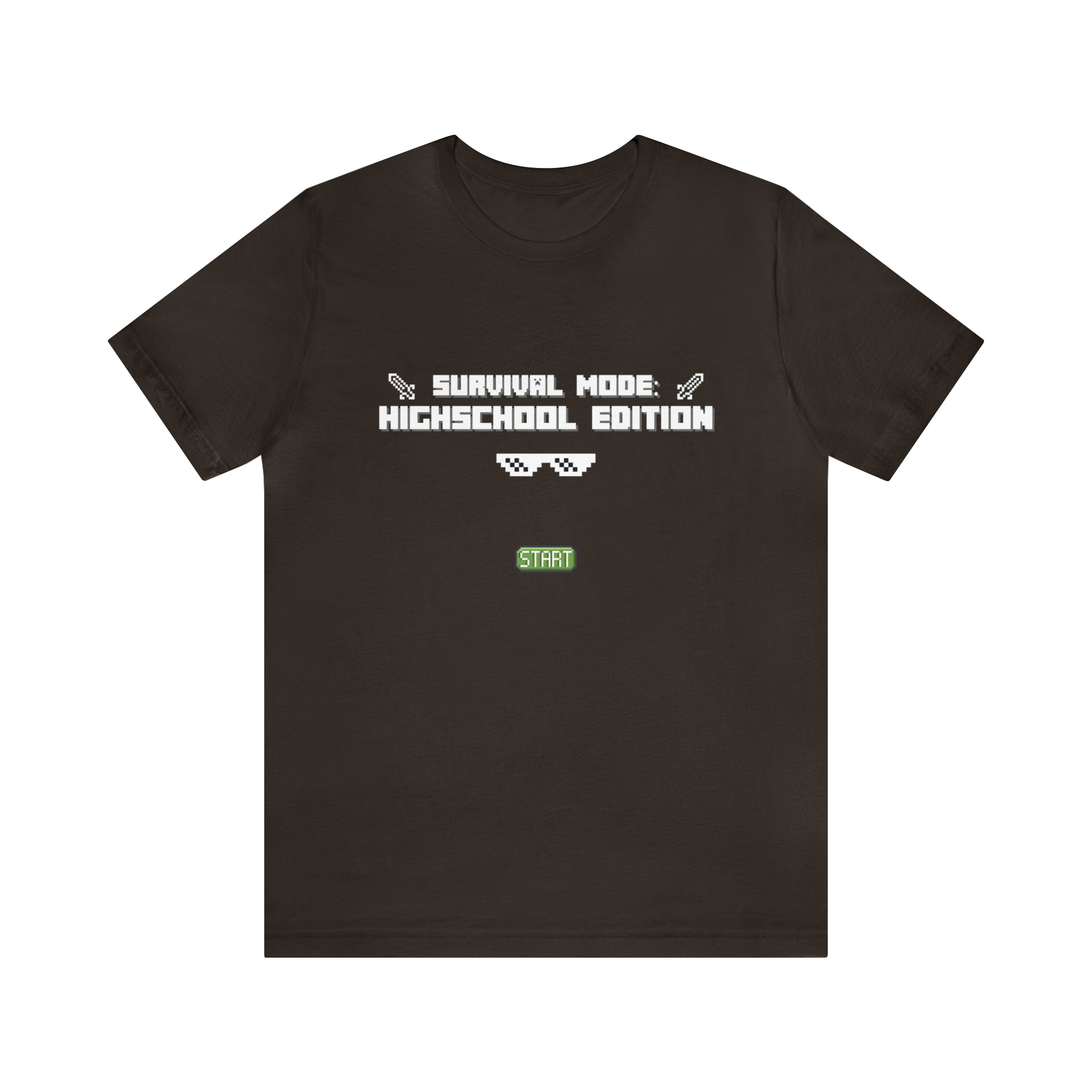 Highschool Survival Mode Shirt | Minecraft School Unisex T-Shirt