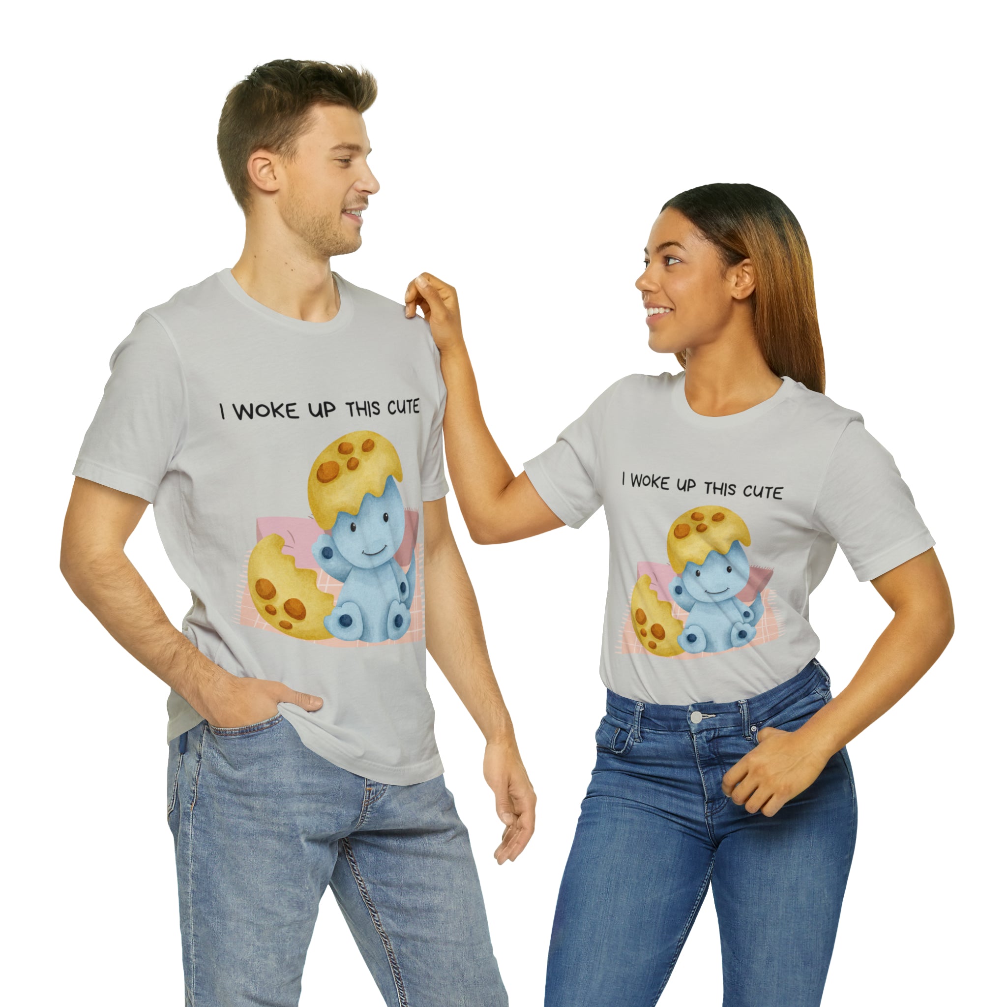 I Woke Up This Cute Shirt | Baby Dino Collection Unisex T-Shirt