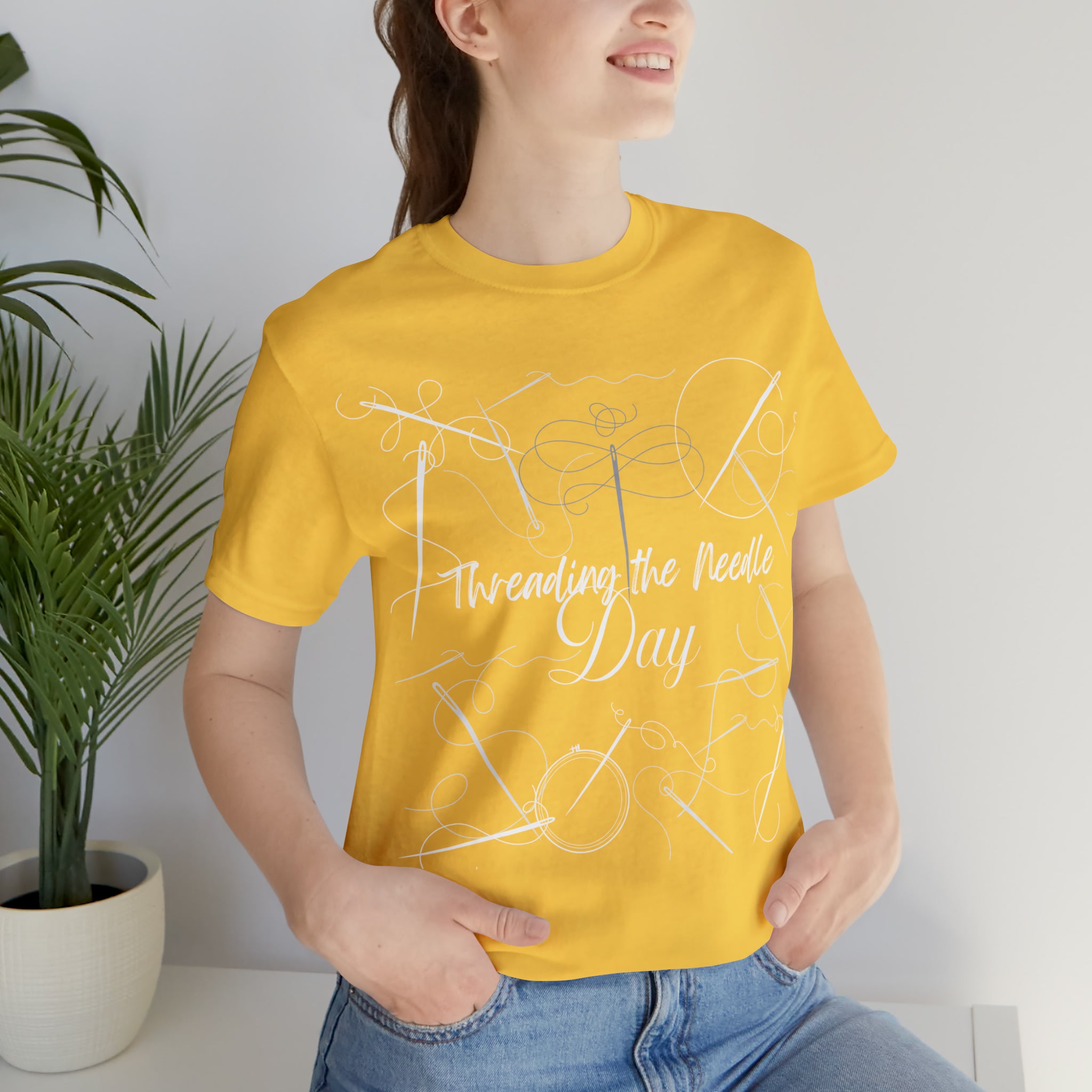 Threading the Needle Day Shirt 2 | Tailor Sewing Unisex T-Shirt