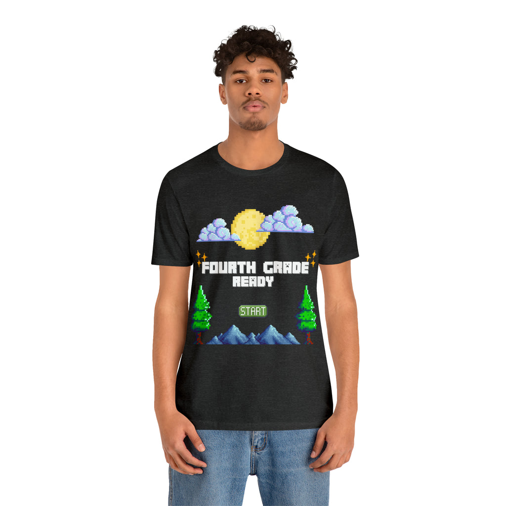 Fourth Grade Ready Pixel Shirt | Minecraft Unisex T-Shirt