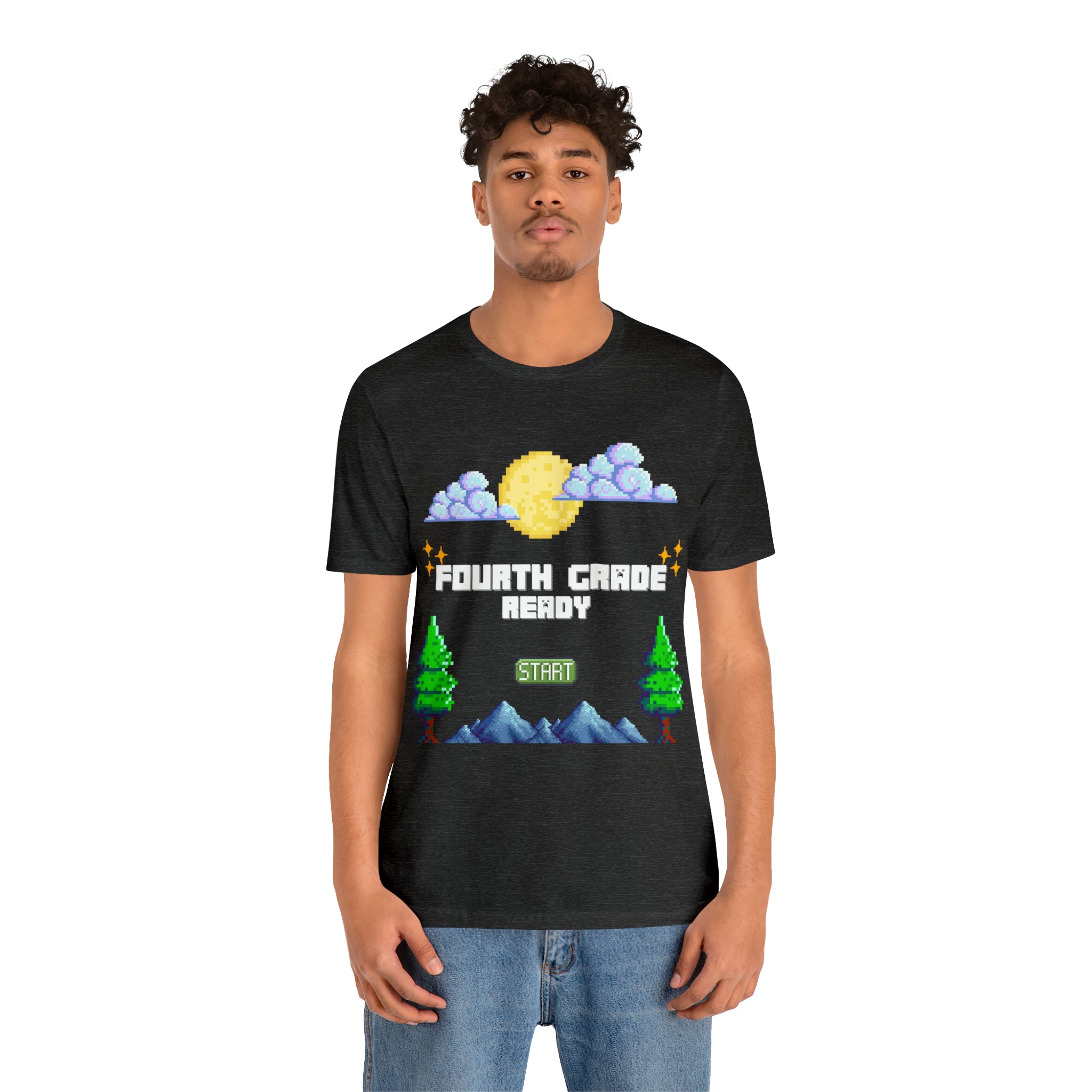 Fourth Grade Ready Pixel Shirt | Minecraft Unisex T-Shirt