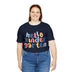 Hello Kindergarten School Shirt | First day of School Unisex T-Shirt