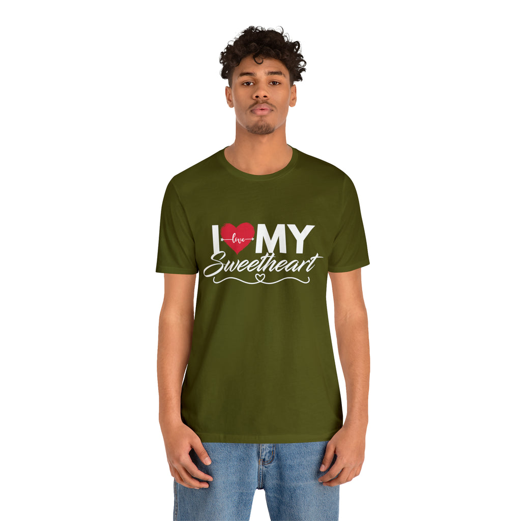 I Love My Sweetheart Shirt | Couple Love T-Shirt, Pair Girlfriend Boyfriend Matching Shirt